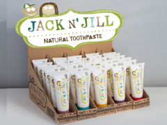 Natural Toothpaste Counter Display